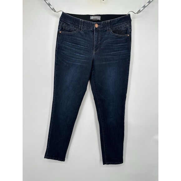 Democracy "Ab"solution Ab Technology Dark Wash tampered  Leg Jeans Womens 12 - Picture 11 of 11